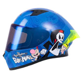Casco Ich 503 Edicion Especial Billy Mandy Azul Visor Azul